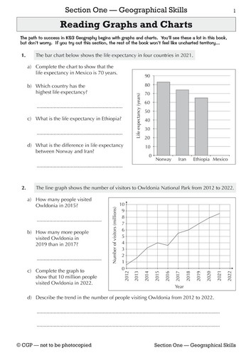 New CGP KS3 Geography Workbook with Answers - Picture 4 of 5