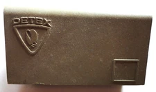 Vintage DETEX Resin Plastic Watchclock Station Watchman’s Box With Detex Key