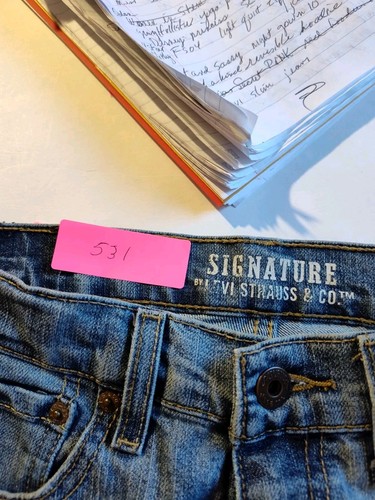 Girls Levi Slim Jean 12 - Picture 2 of 4