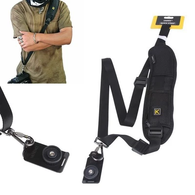 Camera Shoulder Strap Quick Release Sling Clips Belt SLR DSLR Canon Sony Nikon - Image 1 of 4