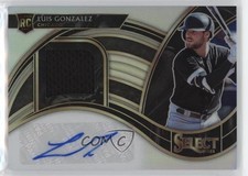 2021 Panini Select Rookie Jersey Holo Prizm /199 Luis Gonzalez #RJA-LU Auto 12xq