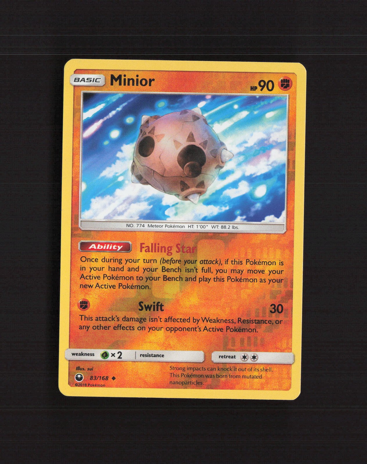 Minior 83/168 Celestial Storm Reverse Holo Pokemon Card LP