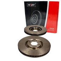 2X Maxgear Bremsschebeiben 339Mm BelÜFtet Vorne Passend FÜR CitroËN DS4 DS5 DS