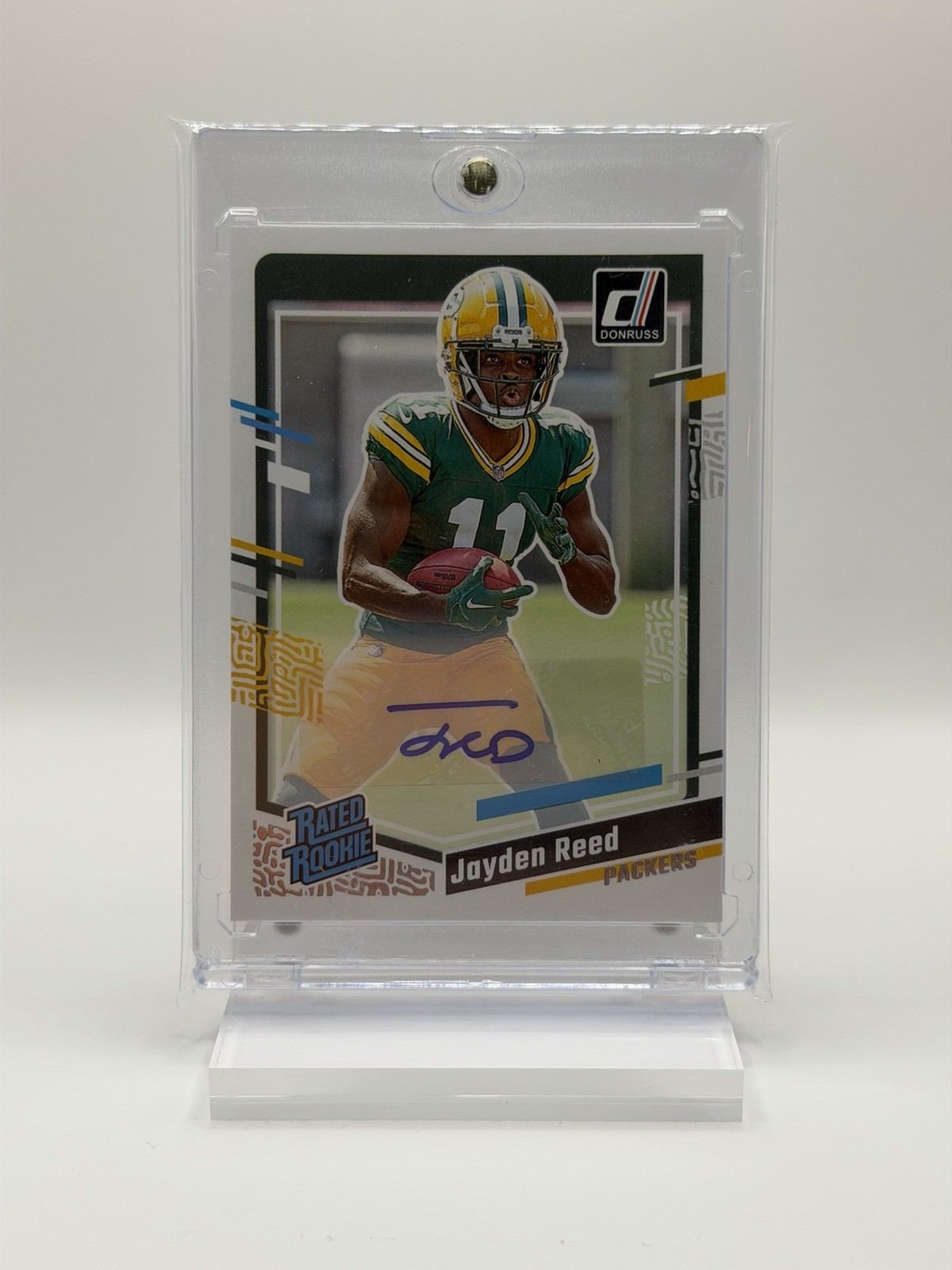 2023 Panini Donruss - Rated Rookie Jayden Reed #334 Autographs (AU, RC)