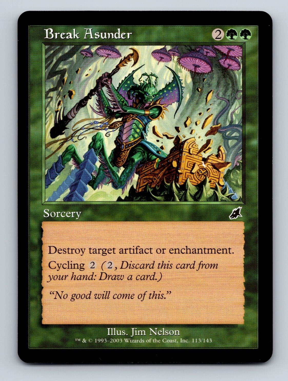 MTG Magic the Gathering Break Asunder Scourge Regular