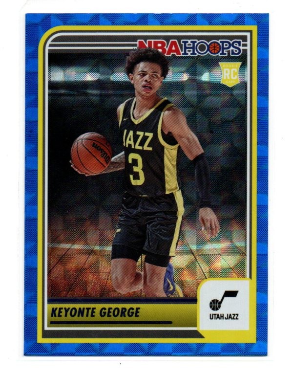 Keyonte George SSP 2023-24 NBA Hoops EXCLUSIVE Hyper Blue Asia PARALLEL #271 RC