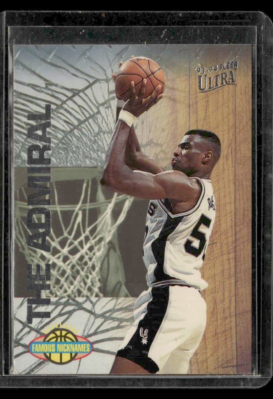 1993-94 Ultra #14 David Robinson Famous Nicknames The Admiral;