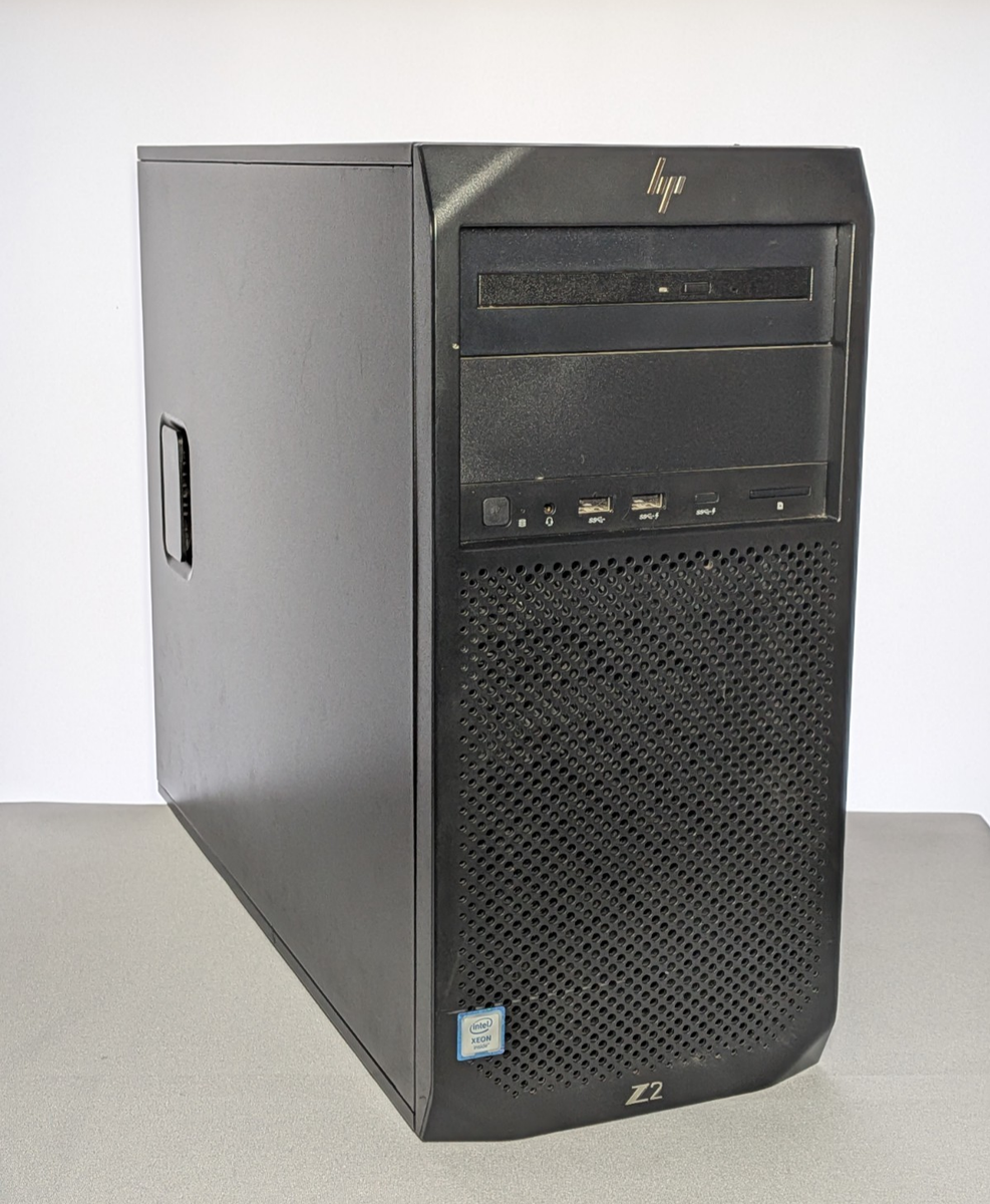 HP Z2 G4￼ workstation ￼Xeon E-2244G 8GB HP Z2 Tower G4 Workstation Xeon E-2244G 16GB RAM 256GB NVMe SSD +