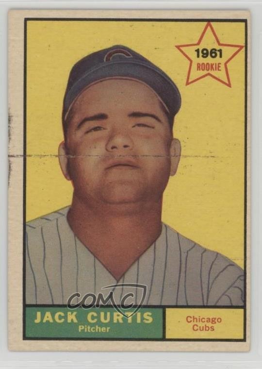 1961 Topps High # Jack Curtis #533 Rookie RC 2v5