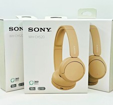 SONY WH-CH520 Over Ear Wireless Bluetooth Headphones WHCH520, BEIGE - NEW