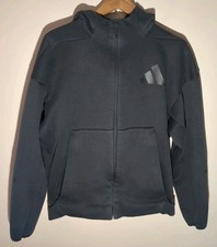 Adidas Men's Z.N.E Black Full Zip Hooded Jacket M Sportswear Athleisure Active