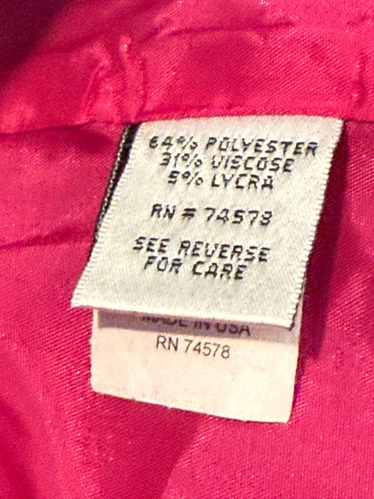 Cache Mirror Buttons Front Jacket Coat Gray Pink … - image 7