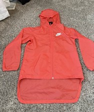 Nike Youth Orange/Red Windrunner Lightweight Hooded Jacket - Size Large