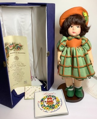 1979 Lenci Felt Doll No. 940658 With orig Box Booklet & certificate! ~ Lovely!