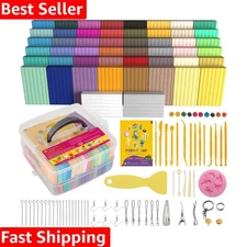 Safe and Non-Toxic 50 Color Polymer Clay for Young Creatives - Sculpting Set