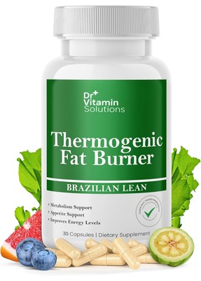 Thermogenic Fat Burner Brazilian Lean, Weight Loss Pills for Women, Waist Trim