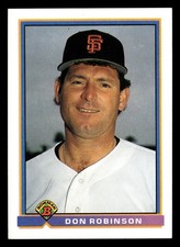 Don Robinson 1991 Bowman #619 San Francisco Giants BASEBALL *082