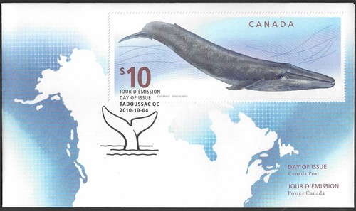 🍁Canada #2405 "Blue Whale" Brand New 2010 First Day Cover