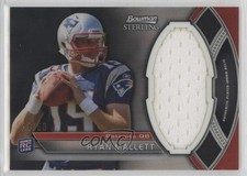 2011 Bowman Sterling Rookie Jumbo Relics Black Refractor 14/50 Ryan Mallett uk2