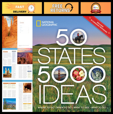 50 States Travel Guide: 5,000 Ideas for Where to Go, When to Visit & What to Do