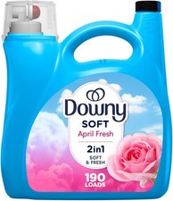 Downy Fabric Softener Liquid April Fresh Scent 140 fl oz 190 Loads Laundry 0.16 per gallon