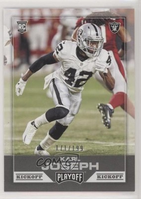 2016 Panini Playoff Rookies Kickoff 171/199 Karl Joseph #214 Rookie RC 0f8