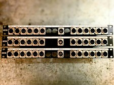Pre-Loaded XLR Rack Panel Patch Bay | XLR Patch Bay- NEUTRIK