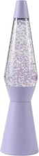 I-TOTAL® Lavalampe Magie Lavaspektakel Lila Pastell Glitter Spaceship