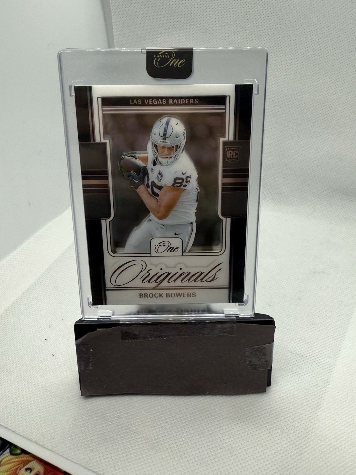 2024 Panini One Brock Bowers Rookie Originals #OO-BBS Las Vegas Raiders