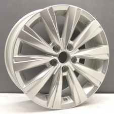 VW POLO LAS MINAS 16 ZOLL ALUFELGE FELGE 6,5J OEM SILBER 2G0601025AE ORIGINAL X1