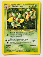 Bellossom Neo Genesis Holo Rare 3/111 Eng 2000 Pokemon TCG LP SEE DESCRIPTION