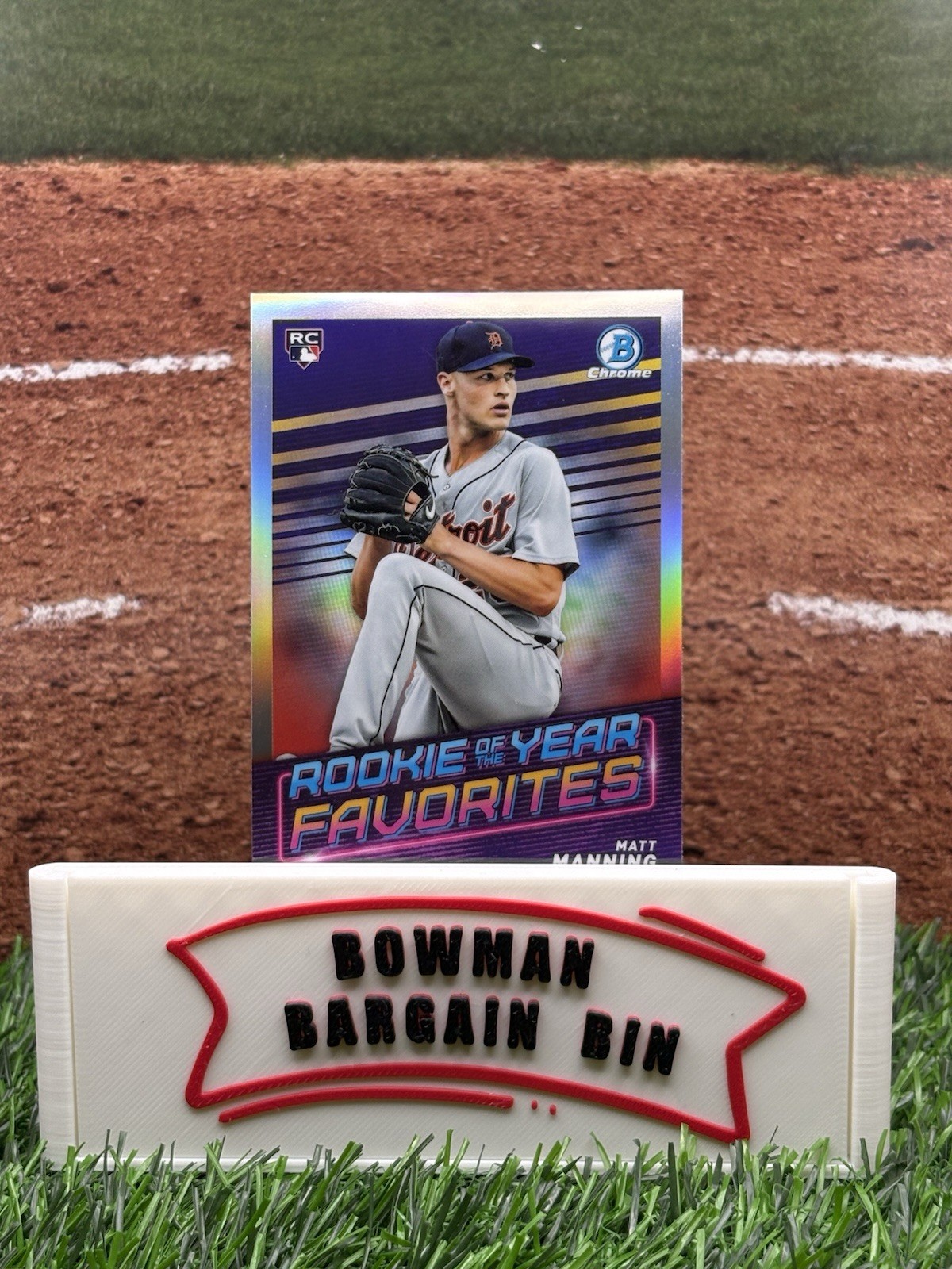 2022 Bowman - Rookie of the Year Favorites Matt Manning #ROYF-8 (RC)