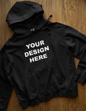 Customize-It Hoodie Unisex Personalized Hoodies  Add Your Own Logo, Photo, Text