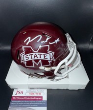 MONTEZ SWEAT signed auto MICHIGAN STATE Mini Football Helmet w/ COA JSA WB673841