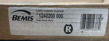 Bemis 1240200 000 Round Plastic Toilet Seat - White READ 