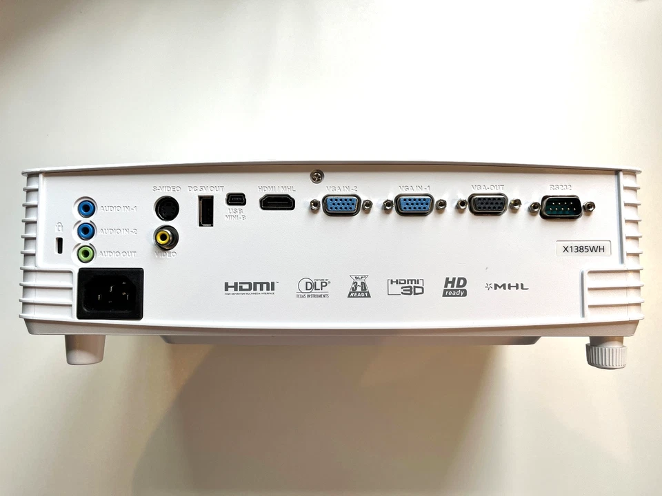 Acer X1385WH Beamer mit 3.200 ANSI-Lumen und Full HD / WXGA Auflösung - Bild 3 von 4