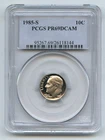 1985-S Roosevelt Dime Proof — photo from another recent sale