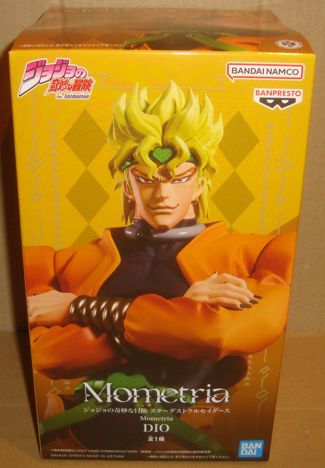 JOJO'S BIZARRE ADVENTURE STARDUST CRUSADERS MOMETRIA DIO BANPRESTO 2025