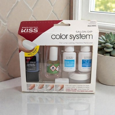 KISS Salon Dip Color System Long-Lasting Flawless Manicure NO UV Needed ALL HAIL