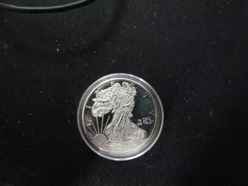 2024 UNC American Silver Eagle Dollar 1 Oz 999 Silver Coin, No Reserve $