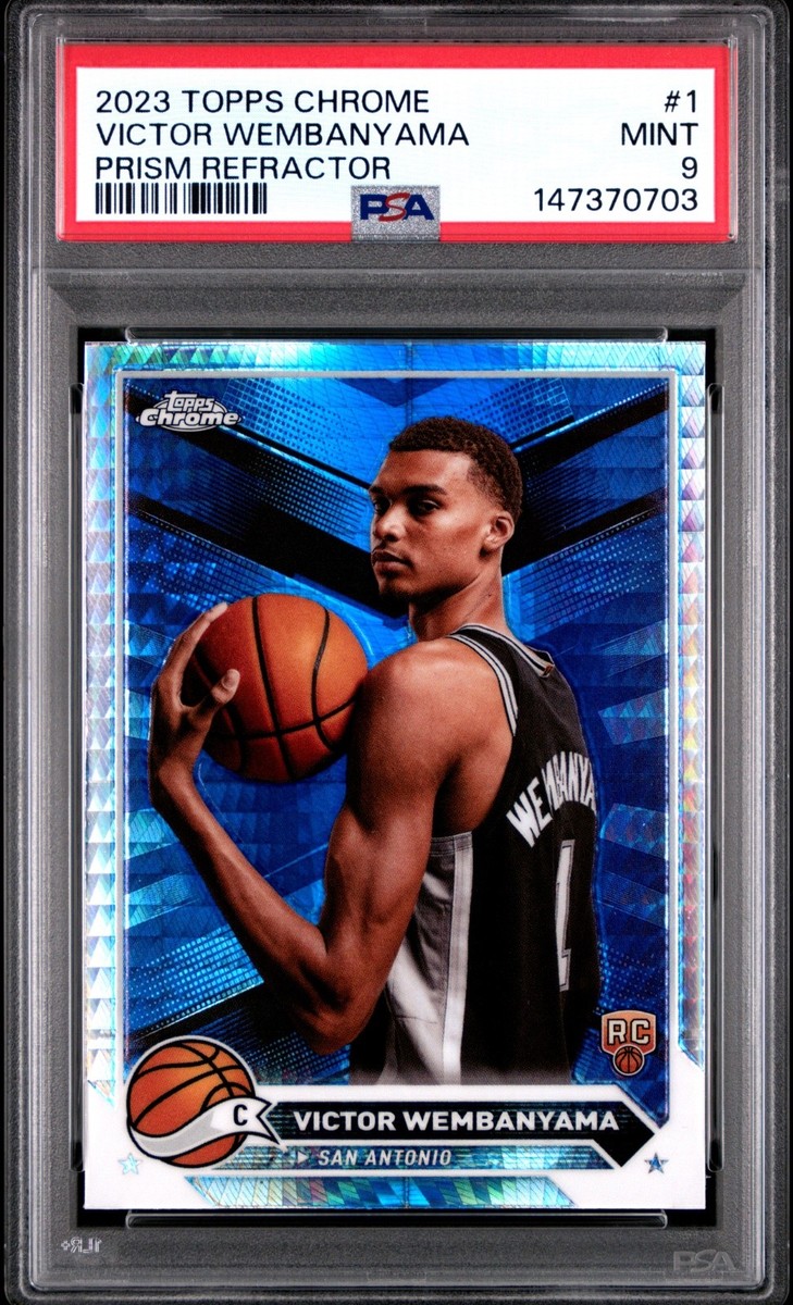 2023-24 Topps Chrome - Victor Wembanyama #1 Prism Refractor (RC