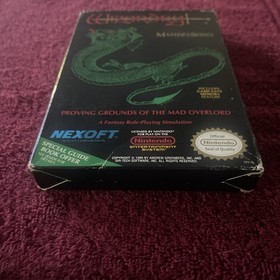 Wizardry: Proving Grounds of the Mad Overlord (Nintendo NES, 1990) Free Shipping