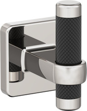 BH36563PNBBR Polished Nickel/Black Bronze Single Robe Hook 2-11/16 Inch 68