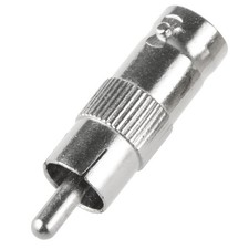 BNC Female Jack to RCA Male Plug Adapter Converter Straight Connector