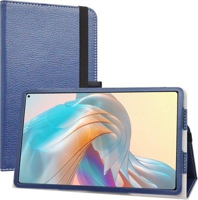 TABLET-HÜLLE FÜR CHUWI HIPAD PRO 10,8'''' ÖKO-LEDER MARINEBLAU MIT STAND MT8789T