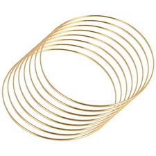 8 Pack 10 Inch Gold Dream Catcher Metal Rings Floral Hoops Wreath Macrame2548