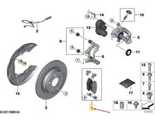 BMW X1 U11 Bremsbeläge hinten 34208843737 Neu Original
