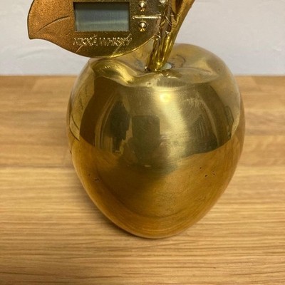 Nikka Whiskey V.S.O.P Tischuhr Golden Apple ''JUNK'' Vintage UNBENUTZT KOSTENLO...
