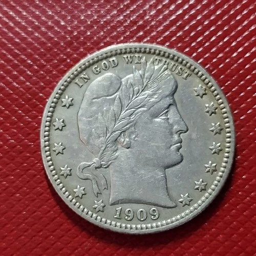 1909 Barber Quarter