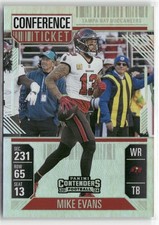 2024 Panini Contenders #93 Mike Evans Conference Ticket #/99 ☘️268